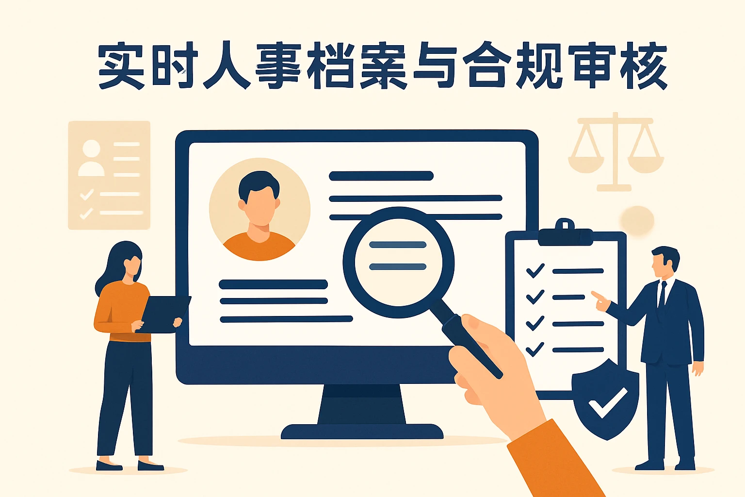 实时人事档案与合规审核