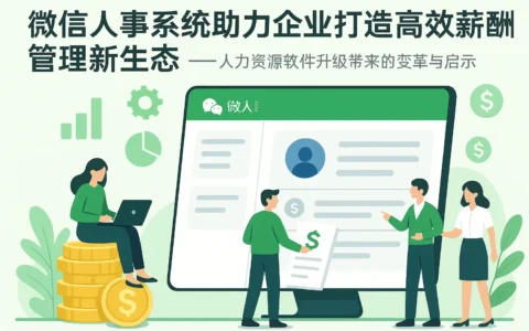 微信人事系统助力企业打造高效薪酬管理新生态——人力资源软件升级带来的变革与启示