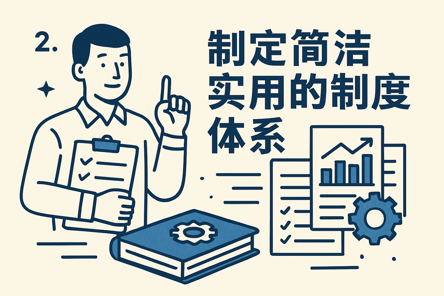 2. 制定简洁实用的制度体系
