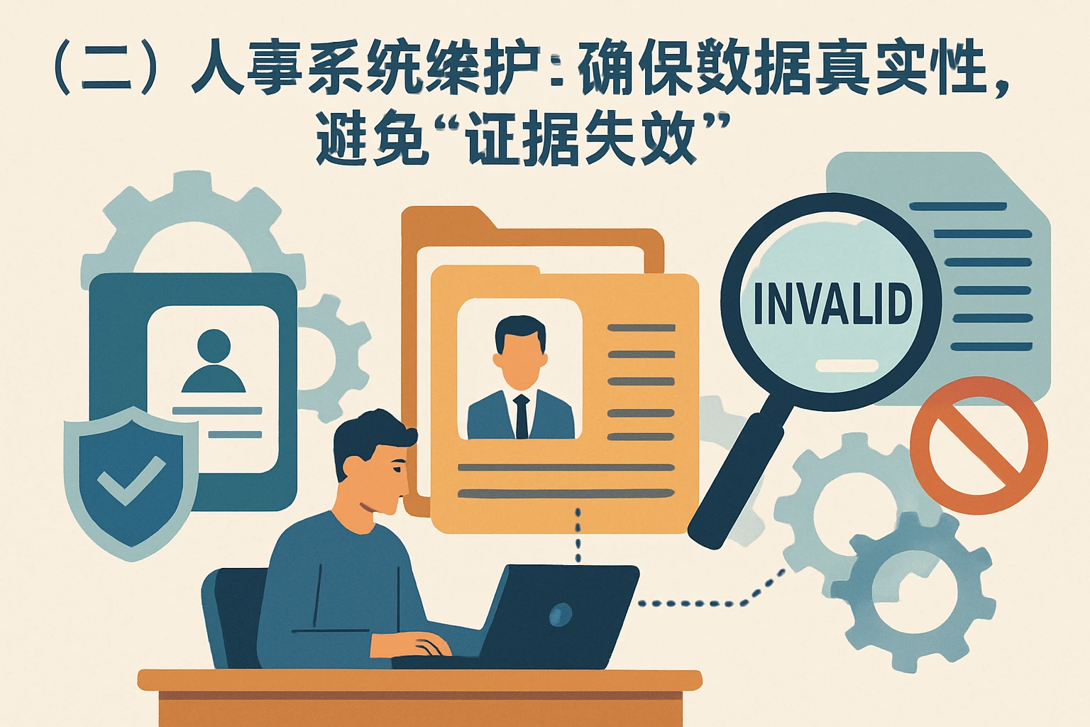 （二）人事系统维护：确保数据真实性，避免“证据失效”