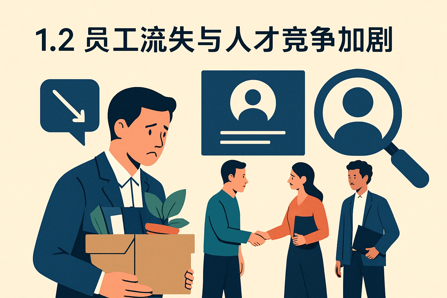 1.2 员工流失与人才竞争加剧