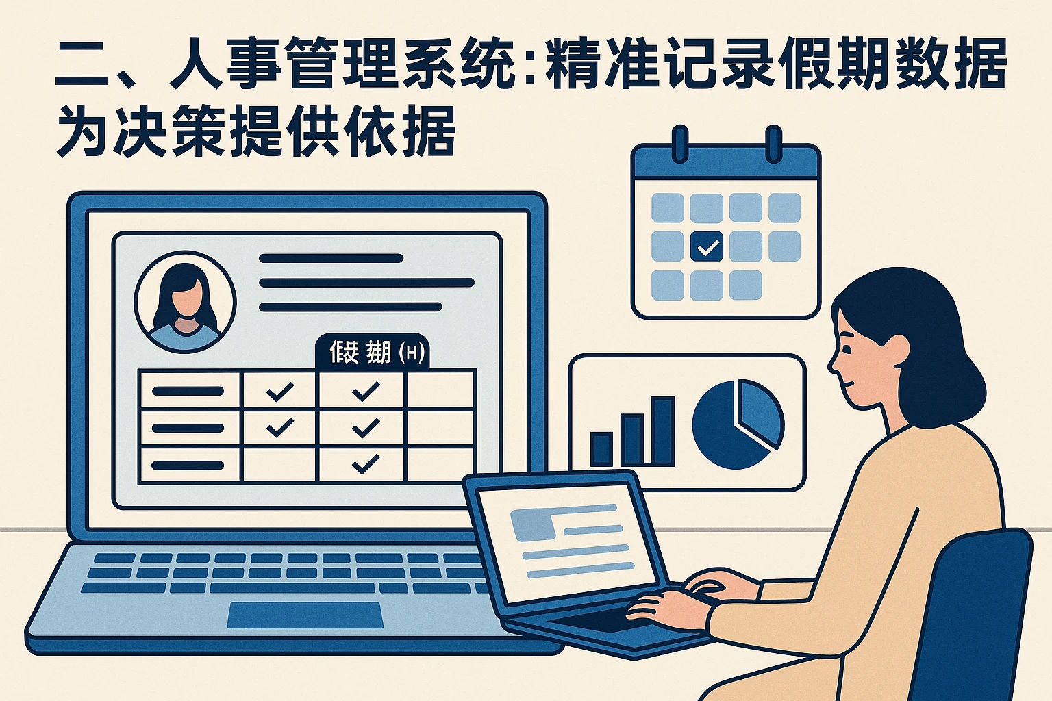 二、人事管理系统：精准记录假期数据，为决策提供依据