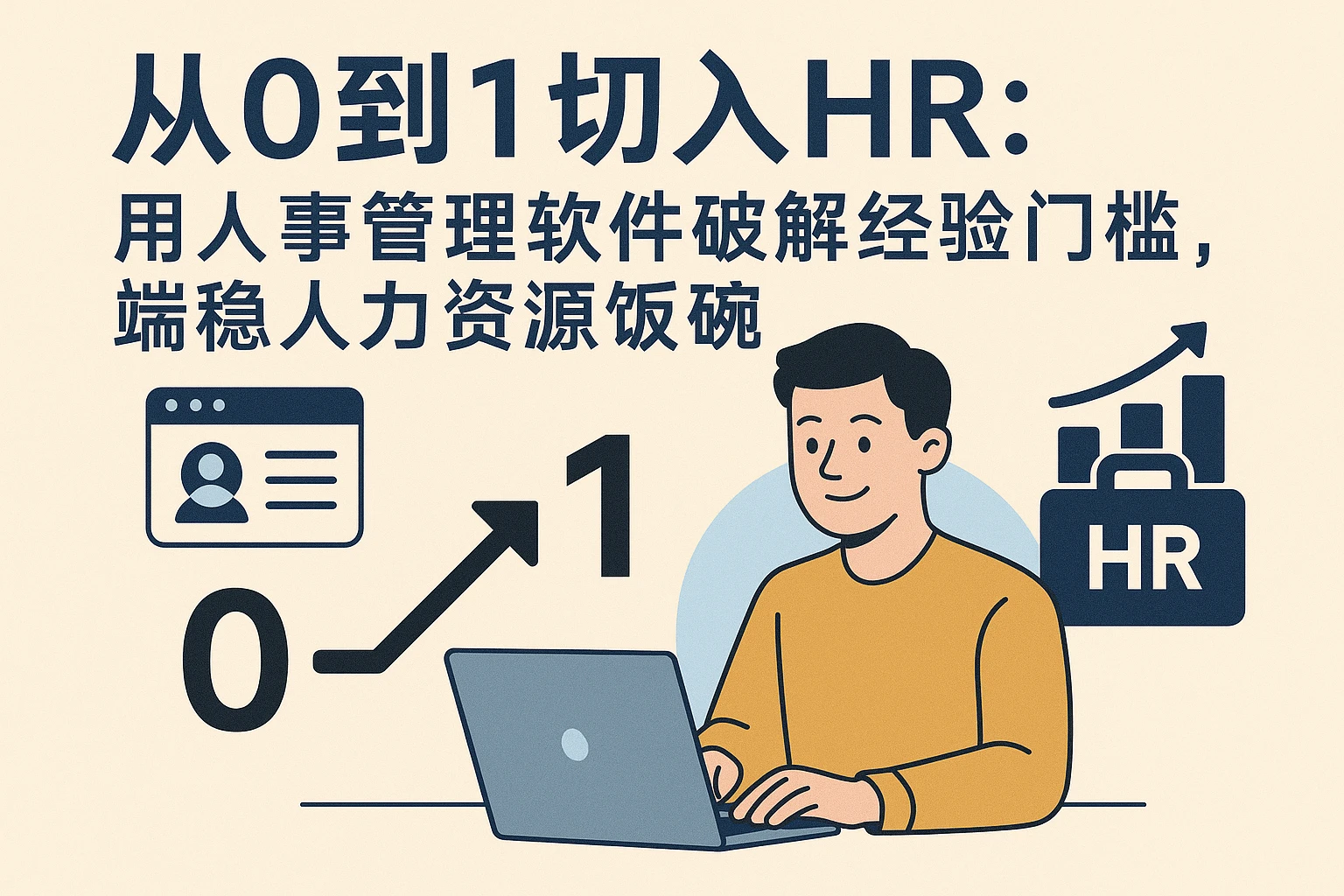 从0到1切入HR：用人事管理软件破解经验门槛，端稳人力资源饭碗