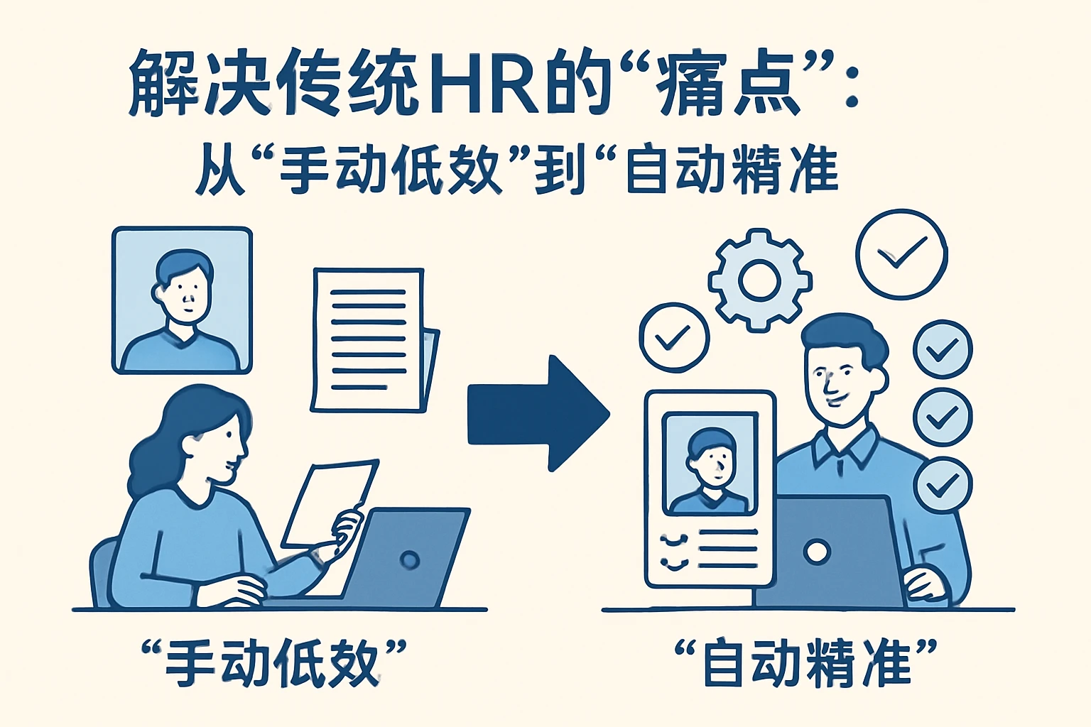2. 解决传统HR的“痛点”：从“手动低效”到“自动精准”
