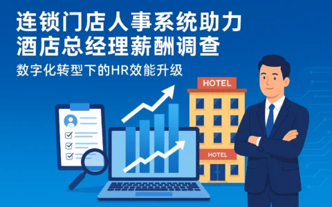 连锁门店人事系统助力酒店总经理薪酬调查：数字化转型下的HR效能升级