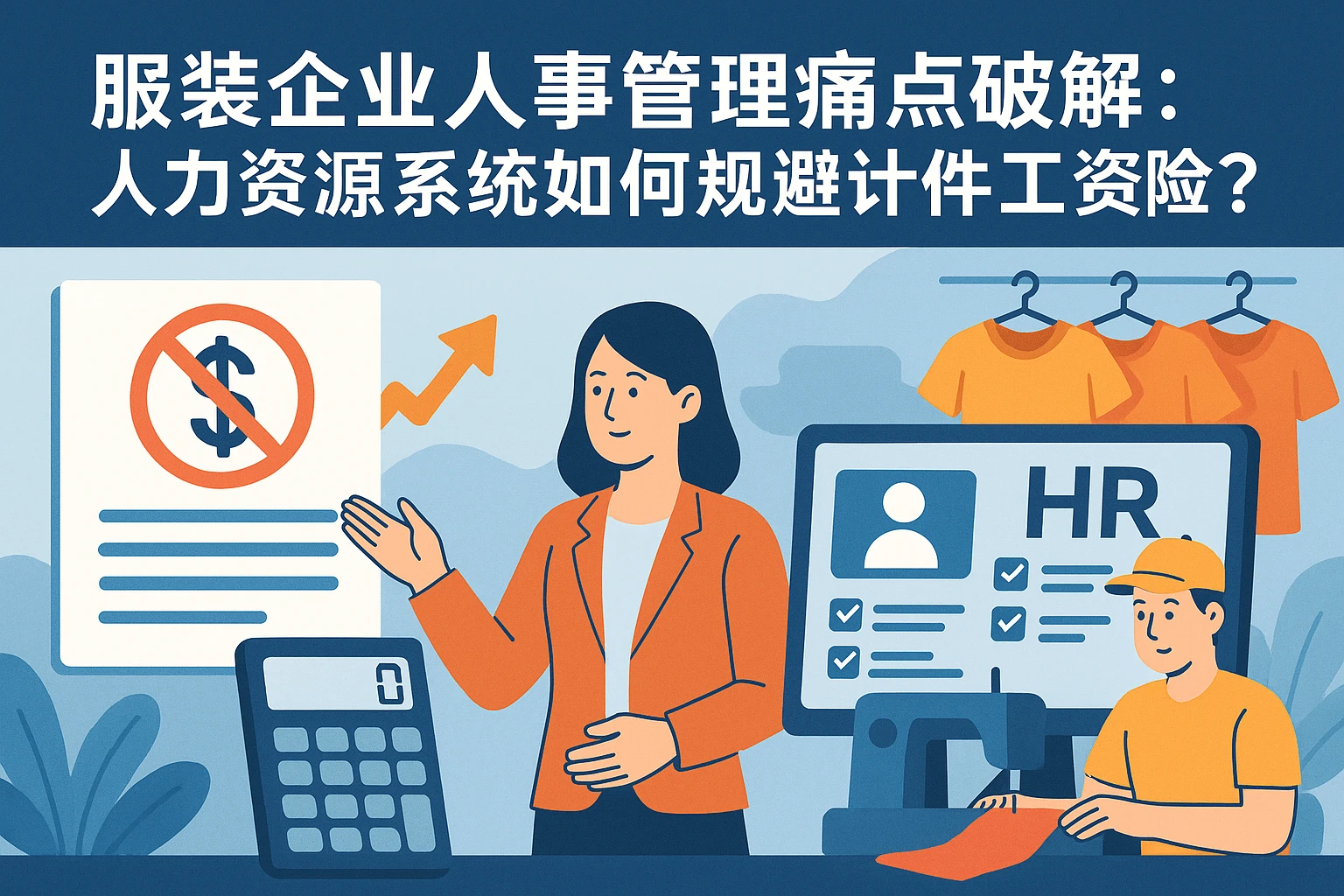 服装企业人事管理痛点破解：人力资源系统如何规避计件工资风险？