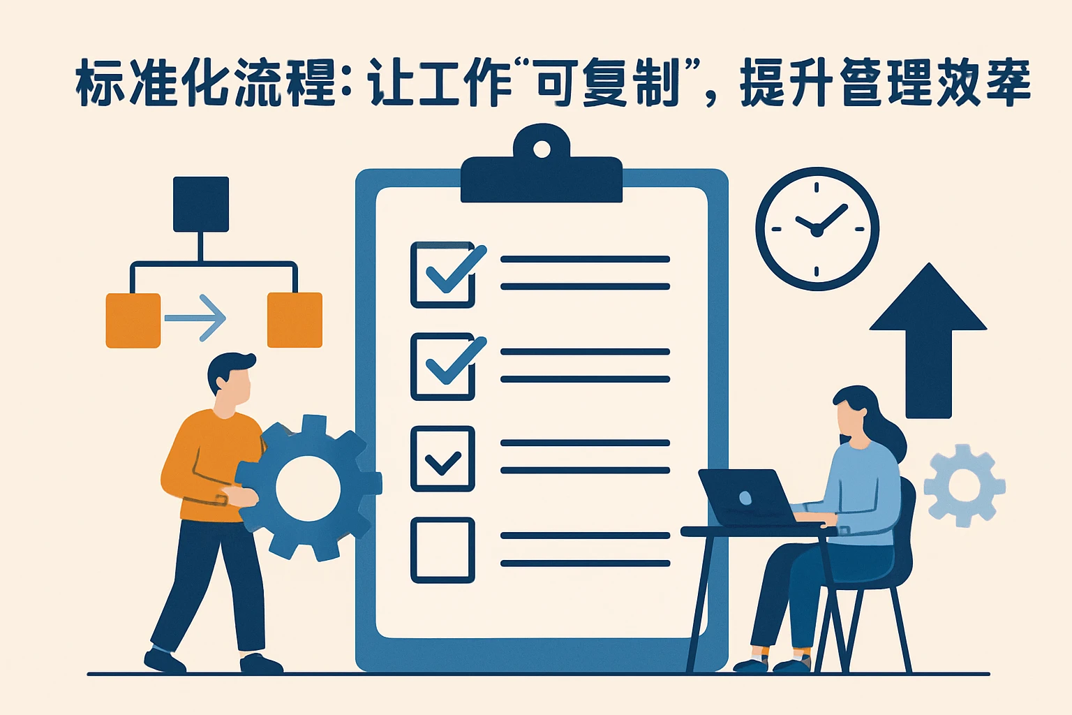 2. 标准化流程：让工作“可复制”，提升管理效率