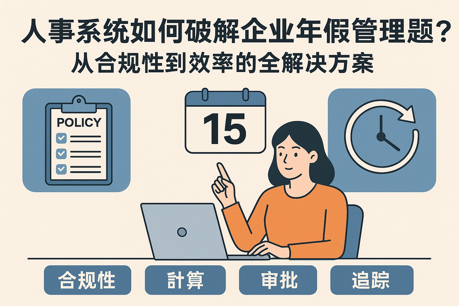 人事系统如何破解企业年假管理难题？从合规性到效率的全解决方案