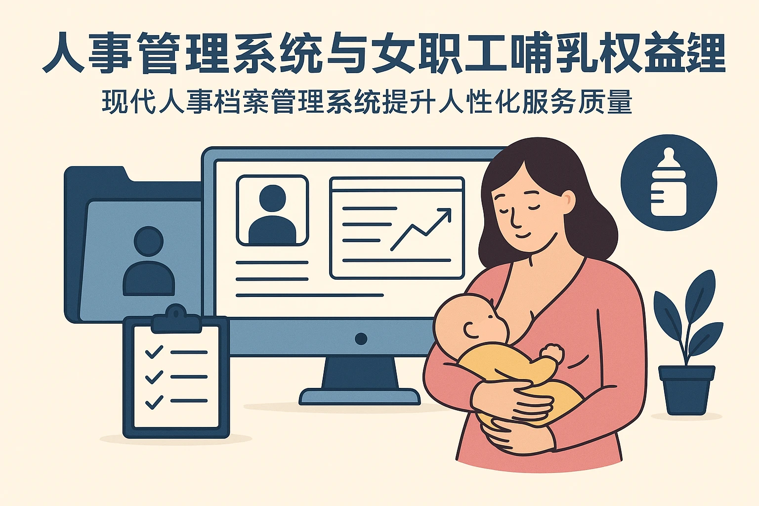 人事管理系统与女职工哺乳权益管理——现代人事档案管理系统提升人性化服务质量