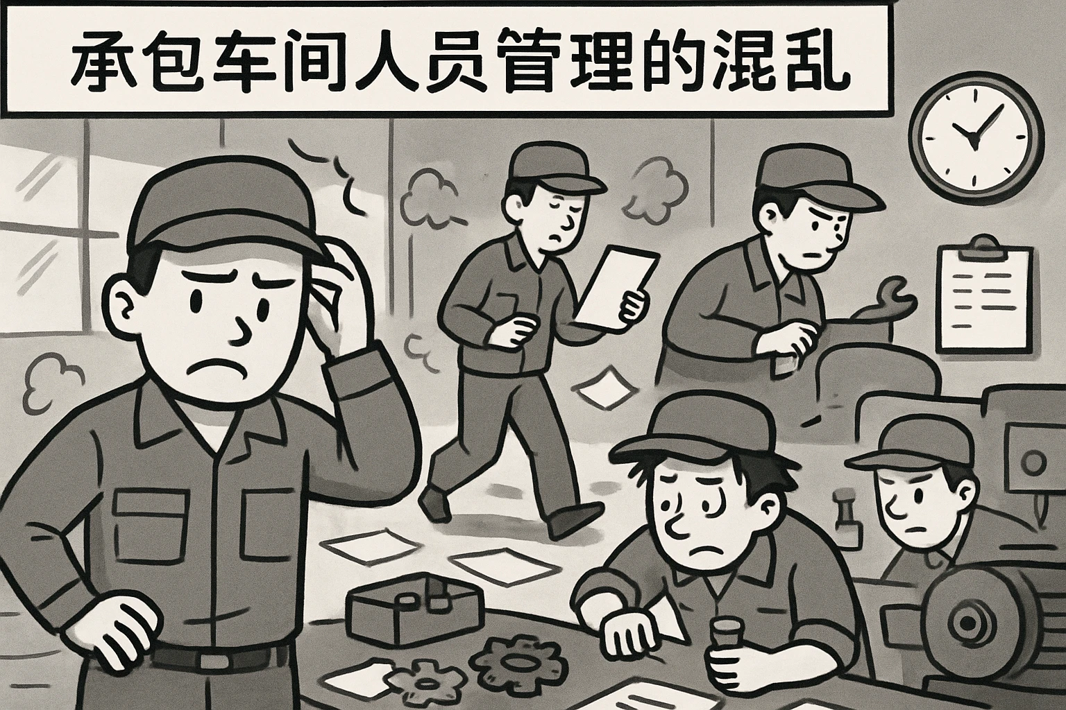 2. 承包车间人员管理的混乱