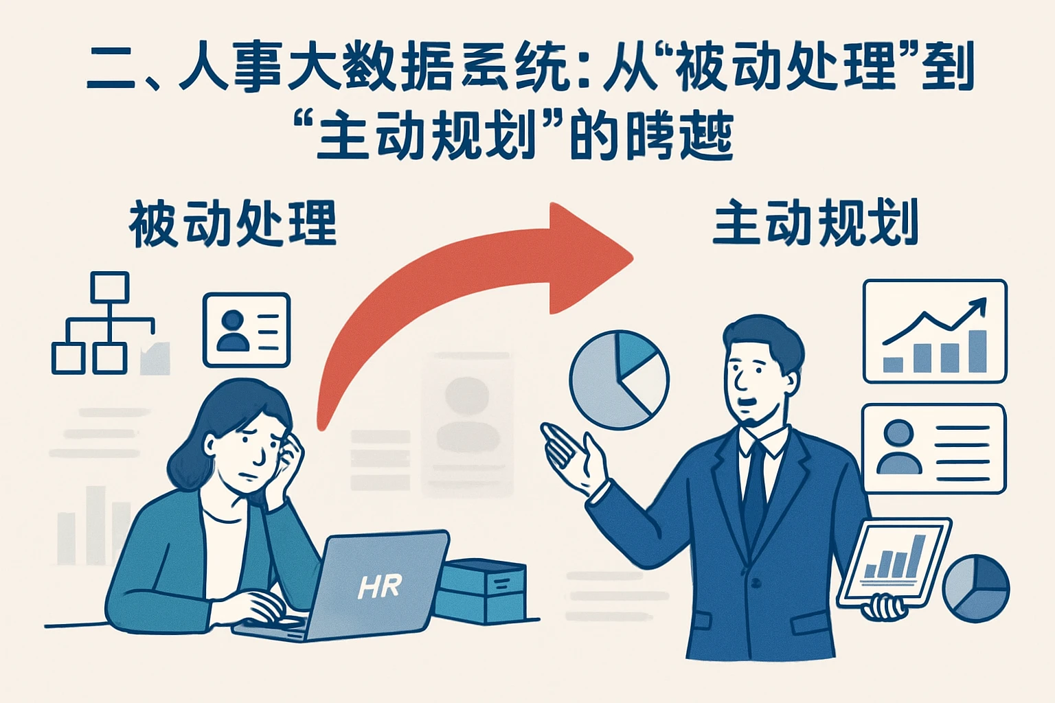 二、人事大数据系统：从“被动处理”到“主动规划”的跨越