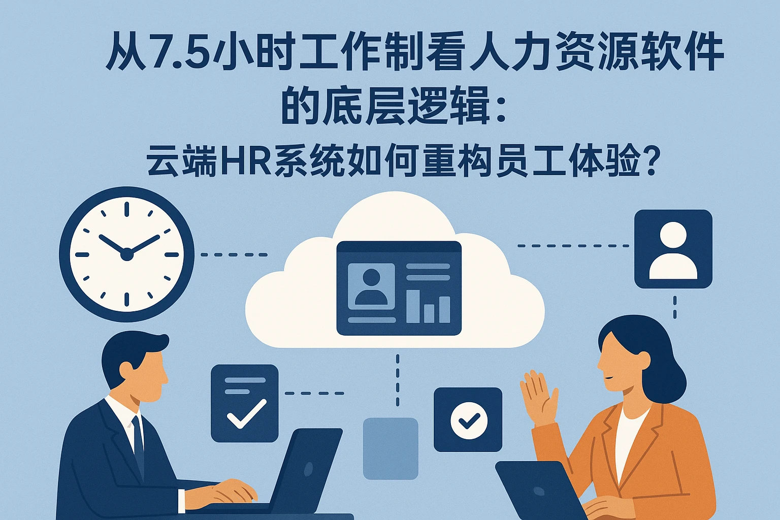 从7.5小时工作制看人力资源软件的底层逻辑：云端HR系统如何重构员工体验？