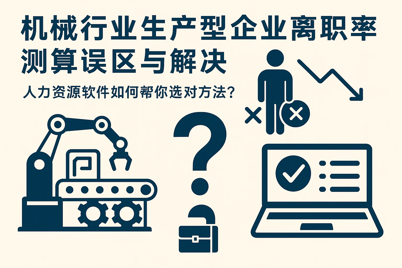 机械行业生产型企业离职率测算误区与解决：人力资源软件如何帮你选对方法？