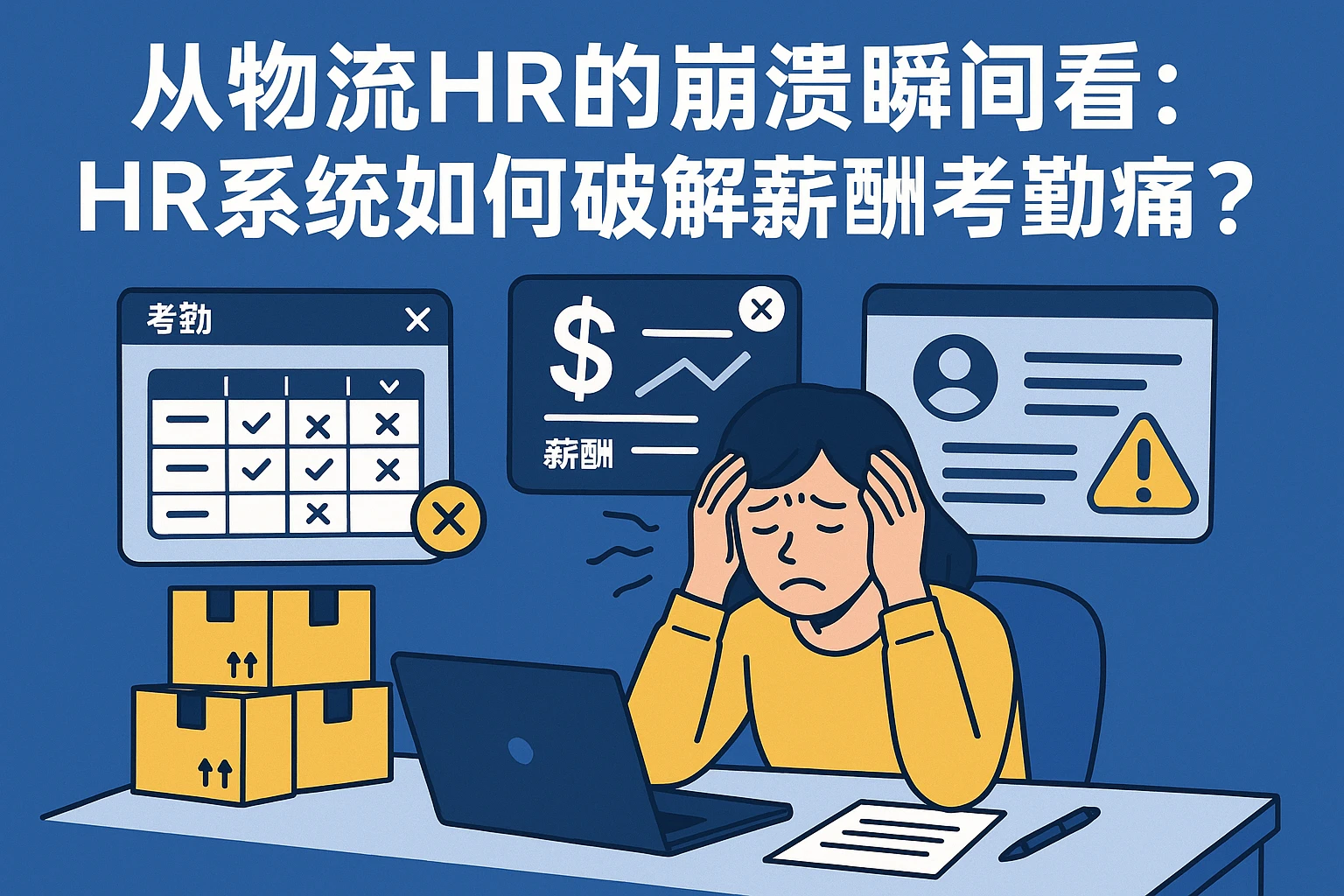 从物流HR的崩溃瞬间看：HR系统如何破解薪酬考勤痛点？