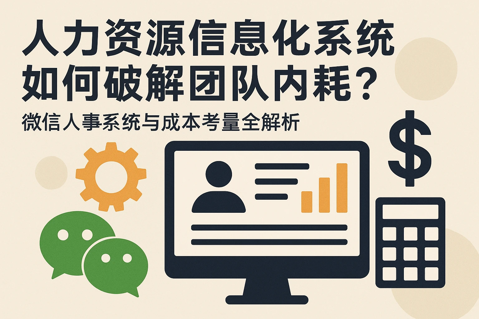 人力资源信息化系统如何破解团队内耗？微信人事系统与成本考量全解析