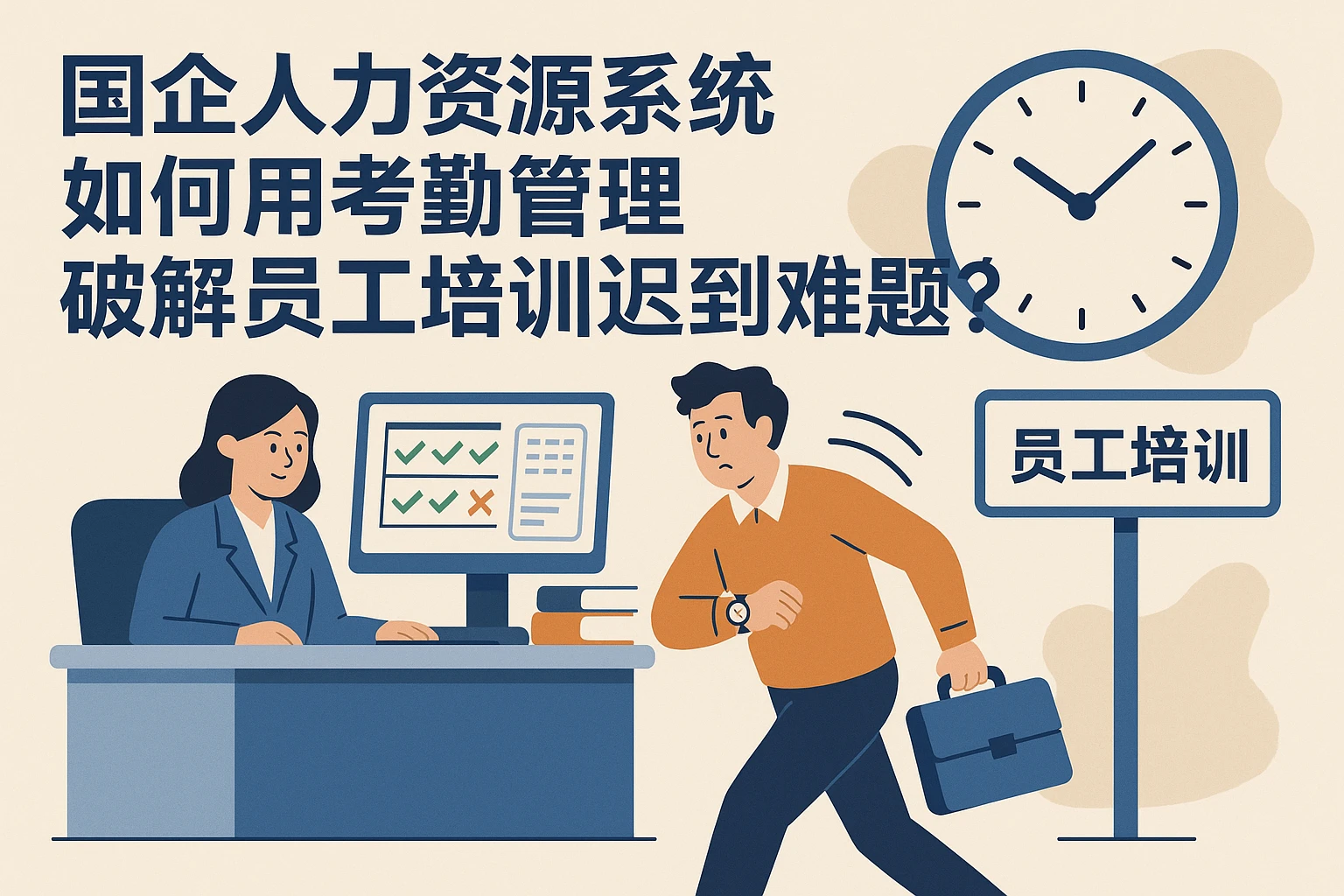 国企人力资源系统如何用考勤管理破解员工培训迟到难题？