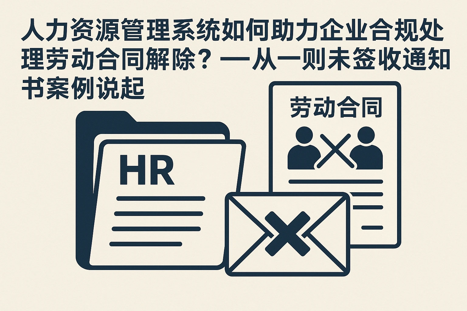 人力资源管理系统如何助力企业合规处理劳动合同解除？——从一则未签收通知书案例说起