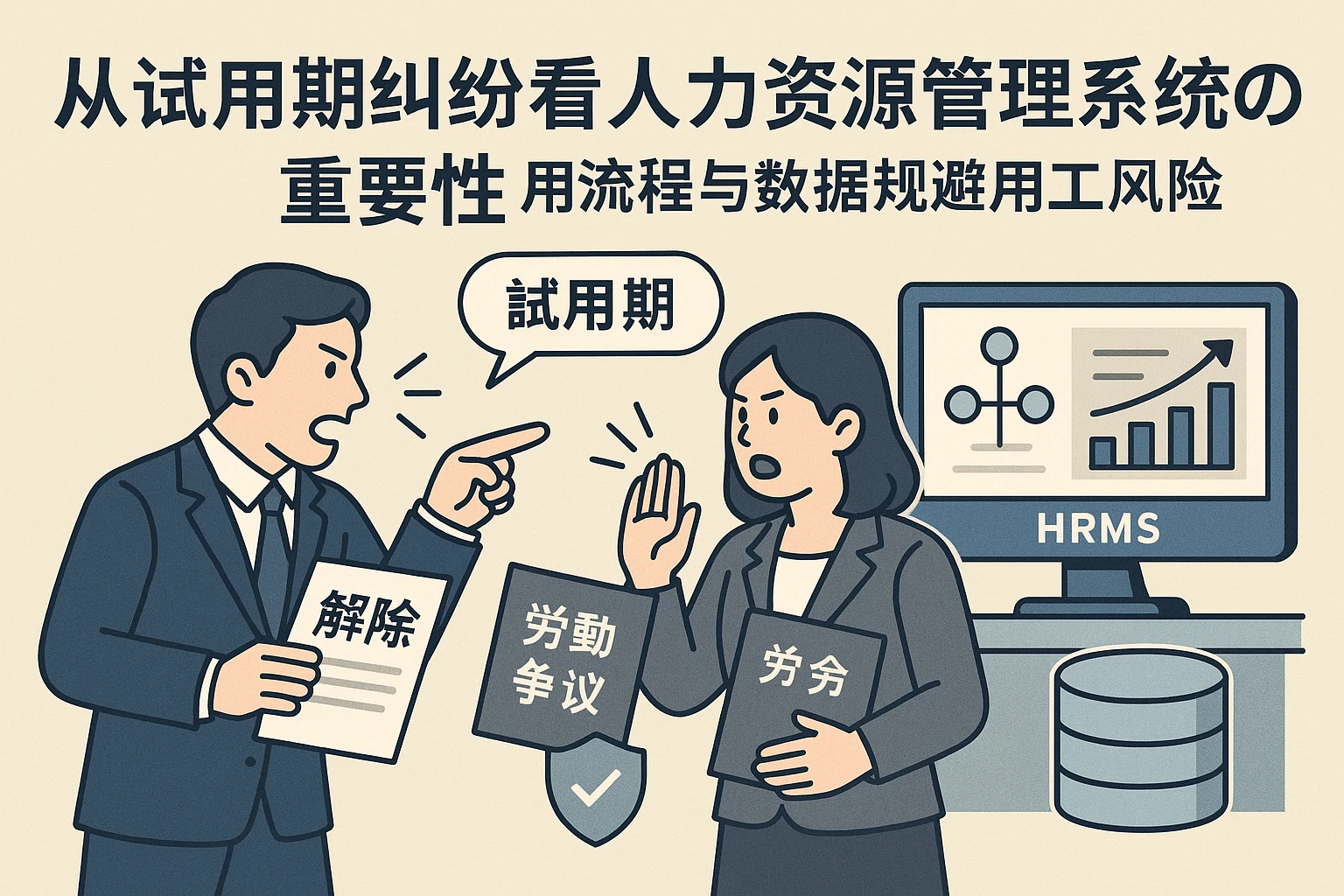 从试用期纠纷看人力资源管理系统的重要性：用流程与数据规避用工风险