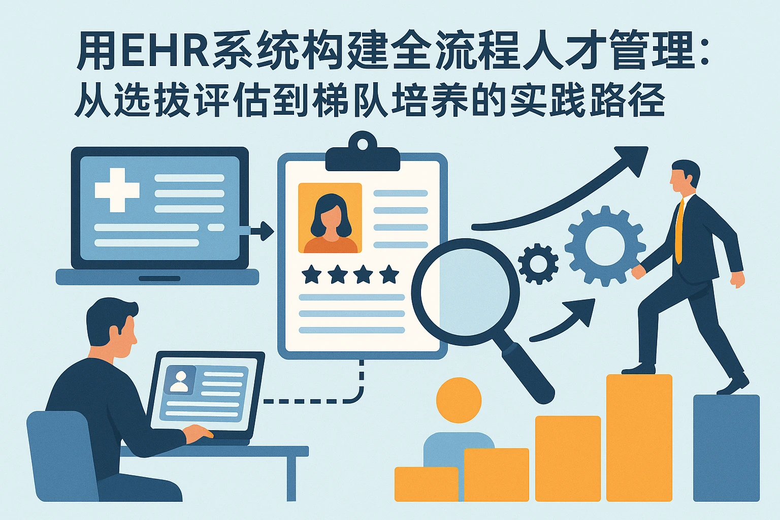 用EHR系统构建全流程人才管理：从选拔评估到梯队培养的实践路径