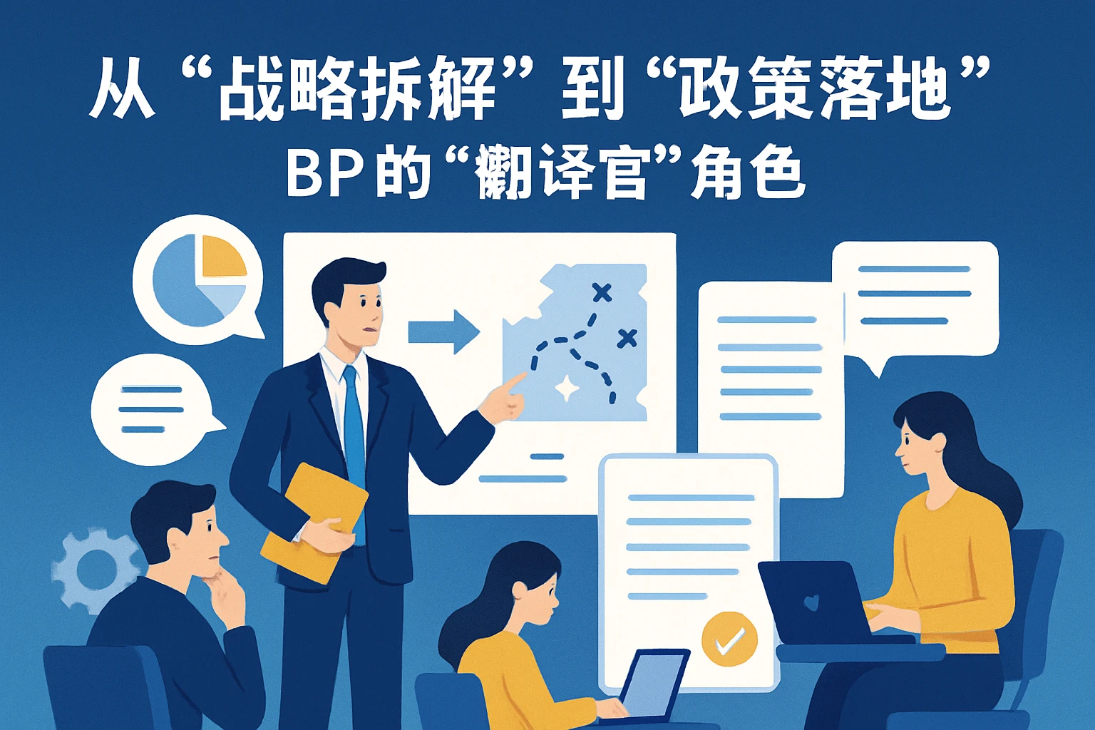 1. 从“战略拆解”到“政策落地”：BP的“翻译官”角色