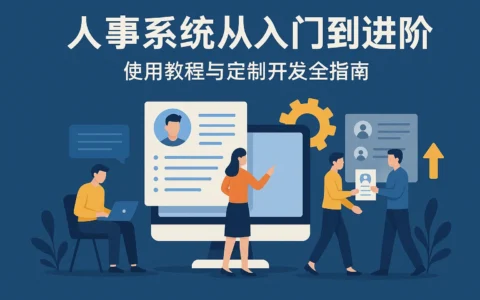 人事系统从入门到进阶：使用教程与定制开发全指南