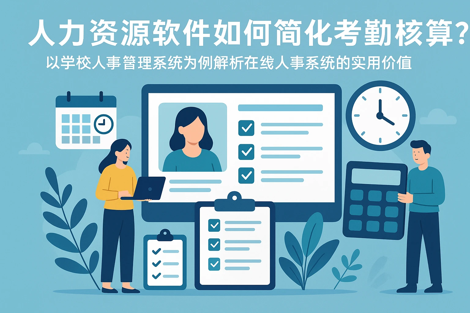 人力资源软件如何简化考勤核算？以学校人事管理系统为例解析在线人事系统的实用价值