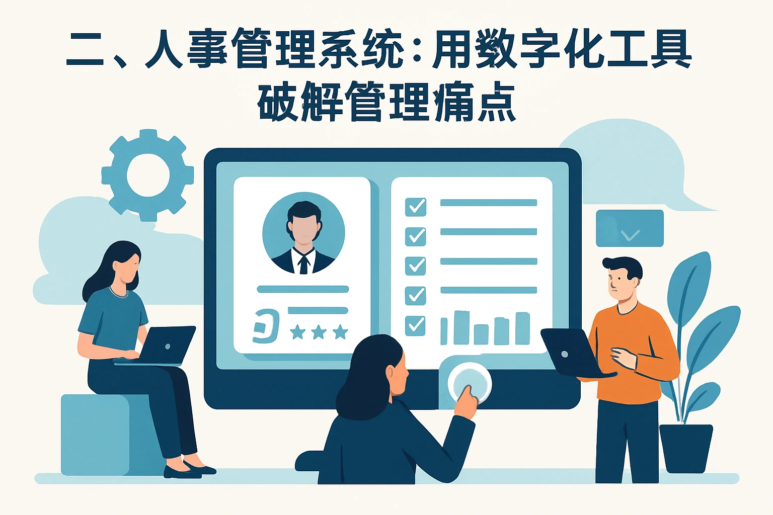二、人事管理系统：用数字化工具破解管理痛点