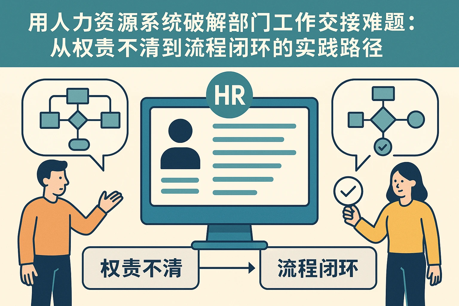 用人力资源系统破解部门工作交接难题：从权责不清到流程闭环的实践路径