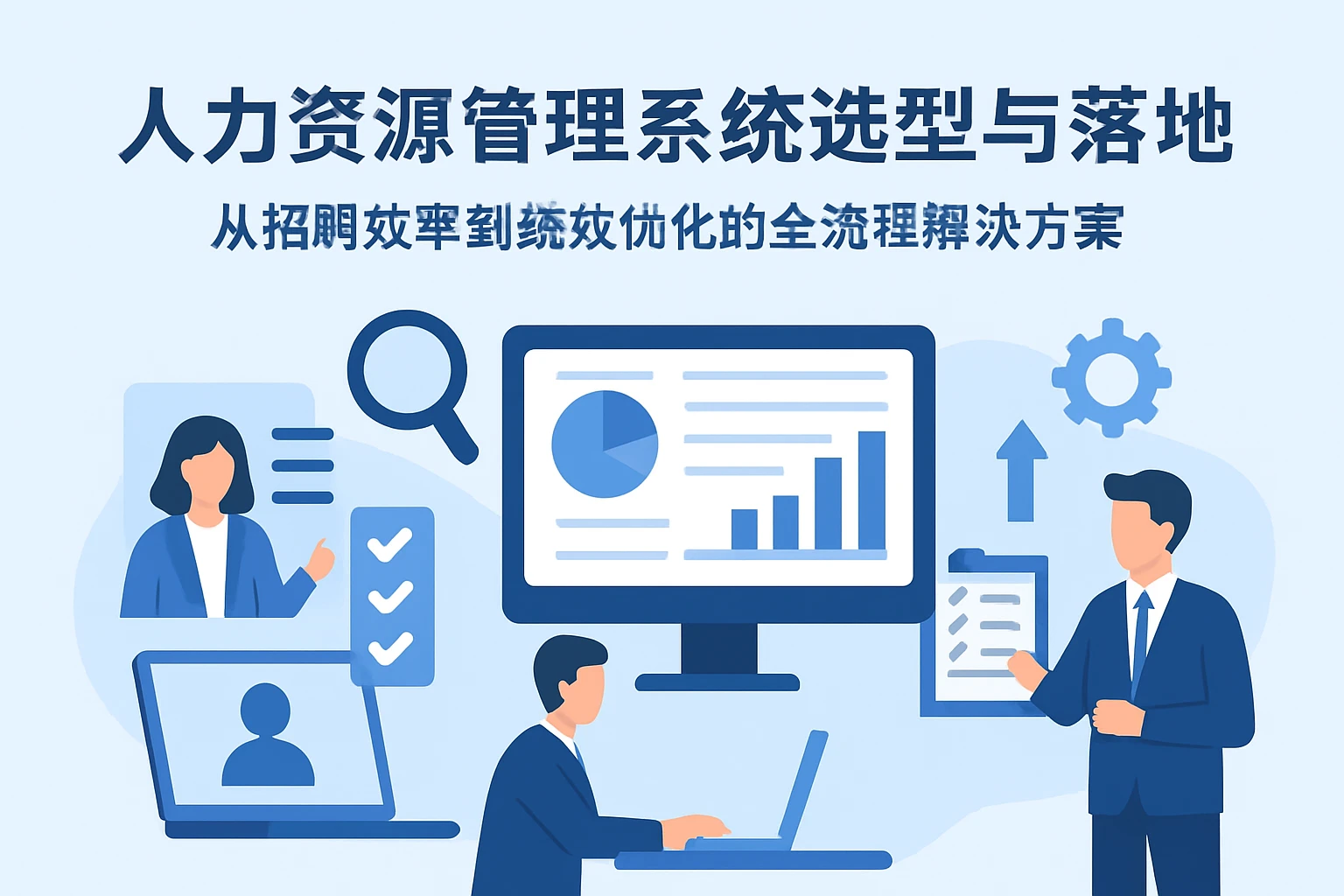 人力资源管理系统选型与落地：从招聘效率到绩效优化的全流程解决方案