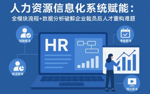 人力资源信息化系统赋能：全模块流程+数据分析破解企业裁员后人才重构难题