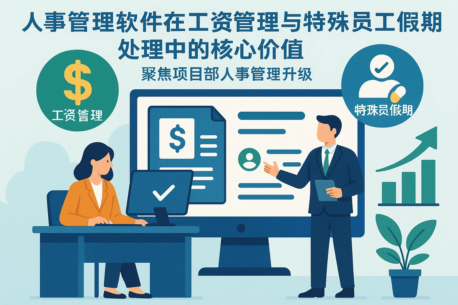人事管理软件在工资管理与特殊员工假期处理中的核心价值——聚焦项目部人事管理升级