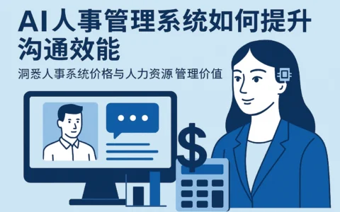 AI人事管理系统如何提升沟通效能——洞悉人事系统价格与人力资源管理价值