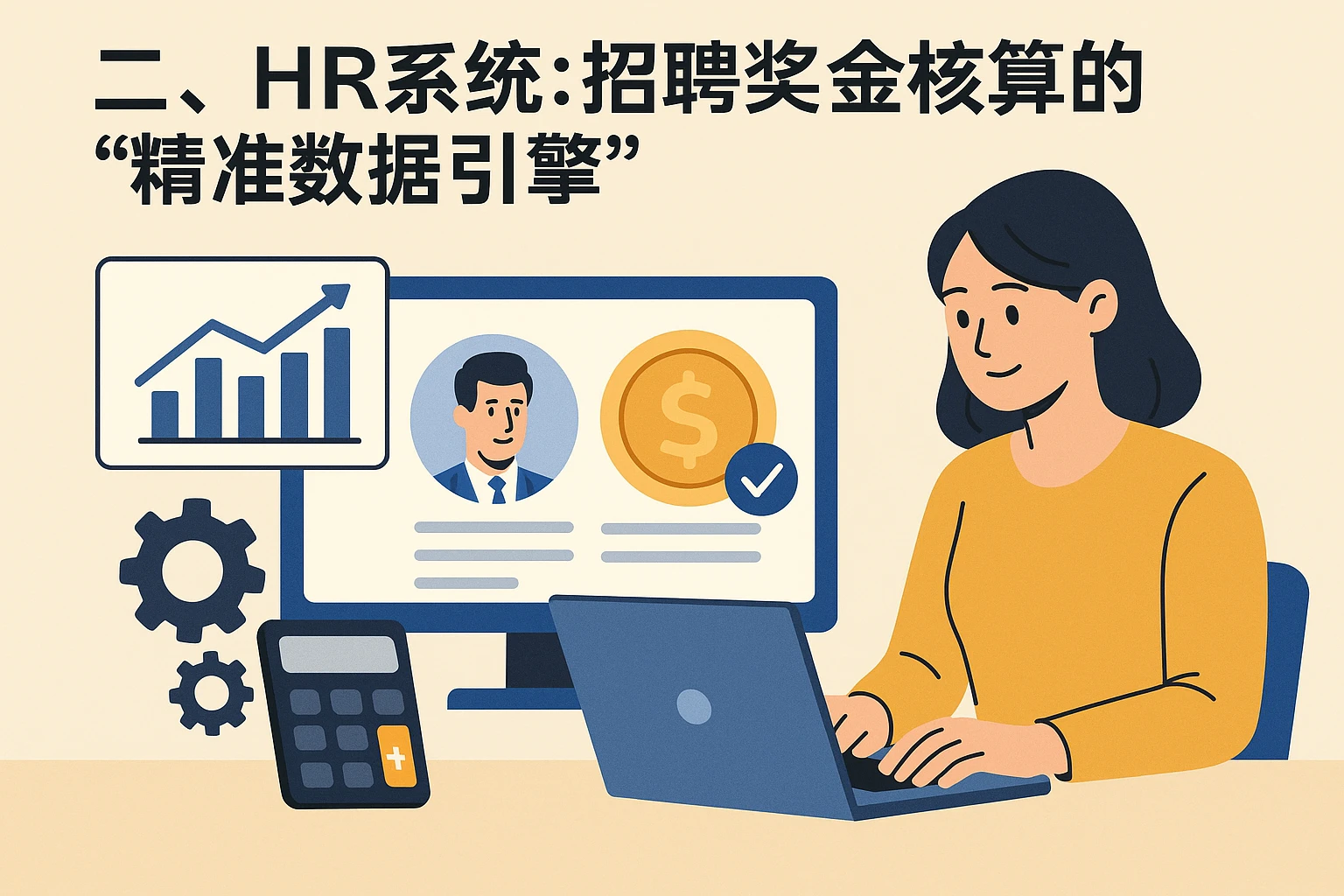 二、HR系统：招聘奖金核算的“精准数据引擎”