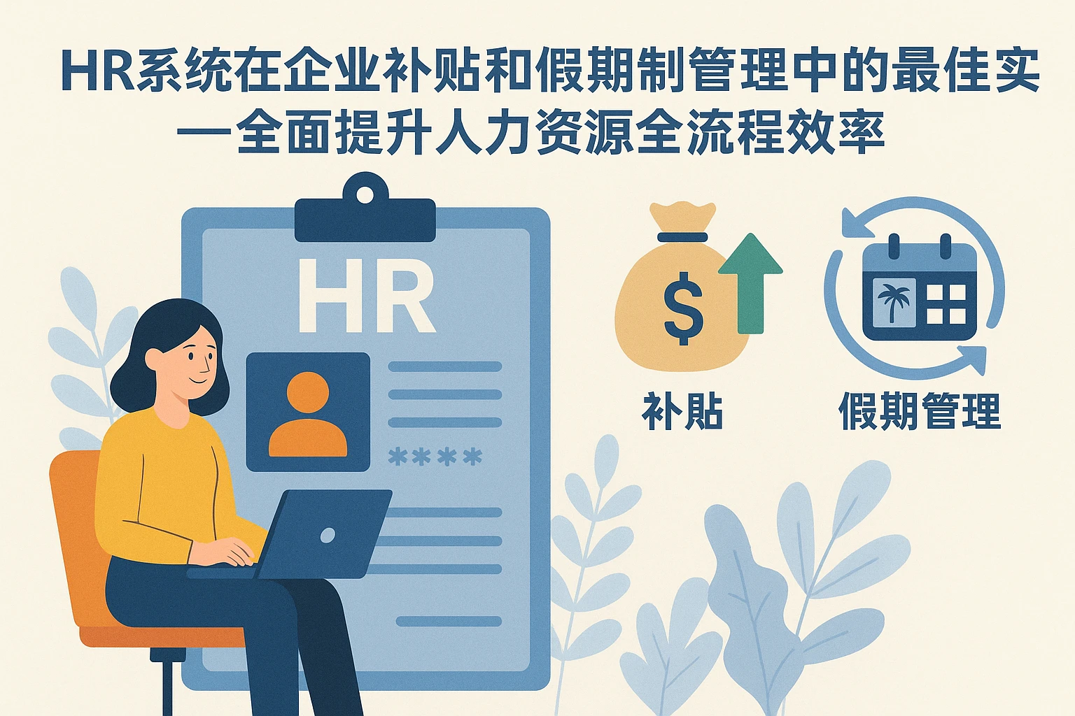 人事系统在企业补贴和假期管理中的最佳实践——全面提升人力资源全流程效率