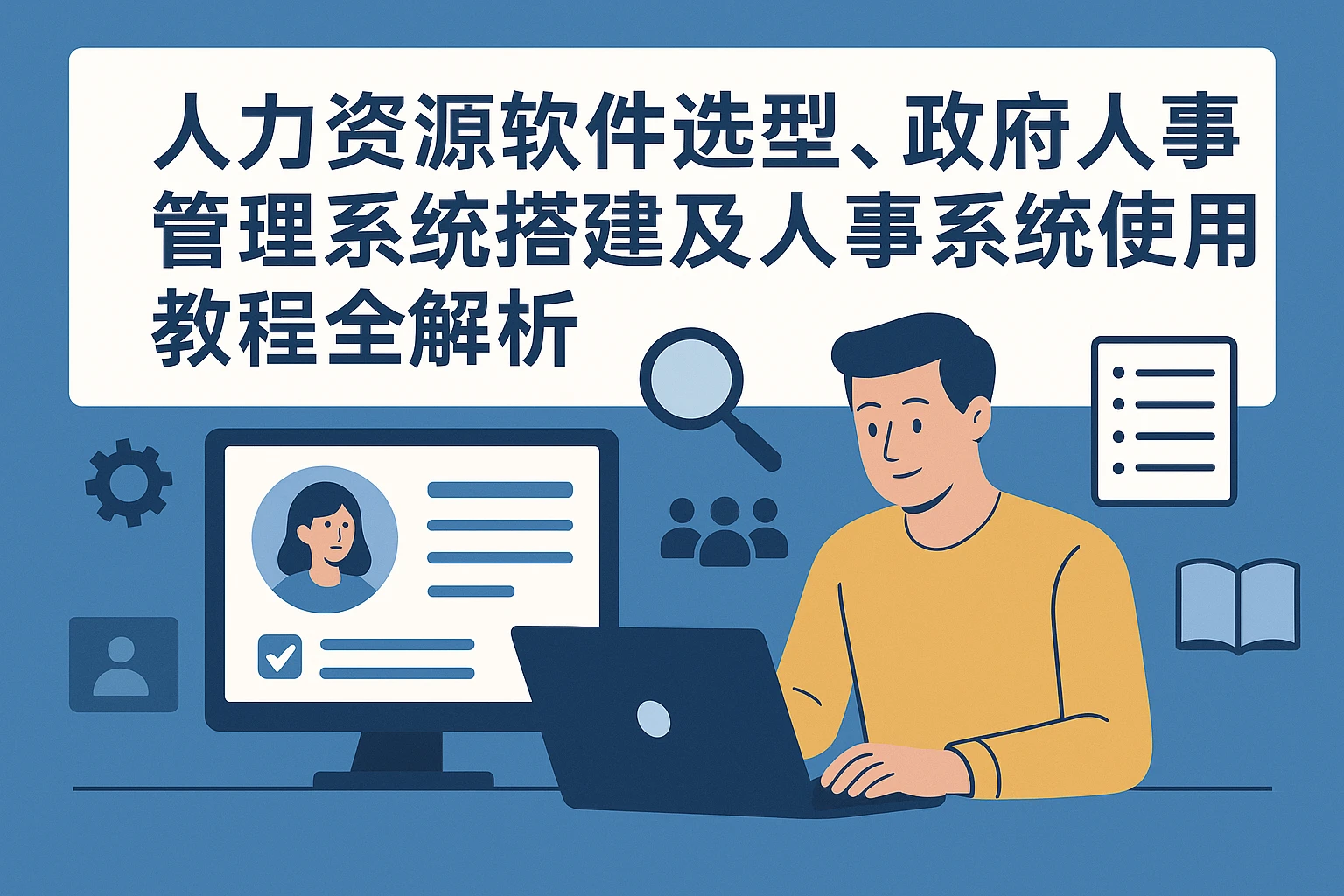 人力资源软件选型、政府人事管理系统搭建及人事系统使用教程全解析