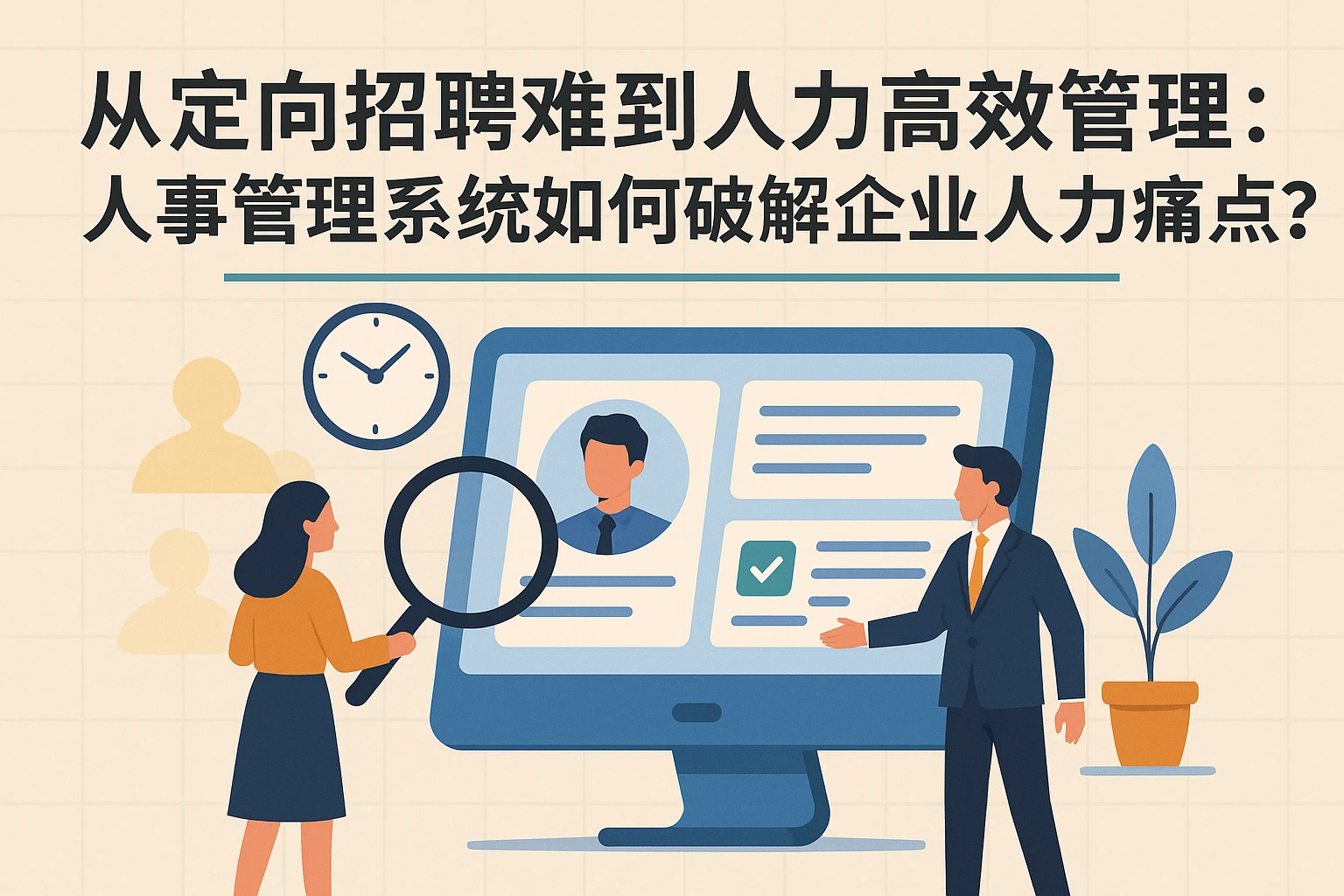从定向招聘难到人力高效管理：人事管理系统如何破解企业人力痛点？