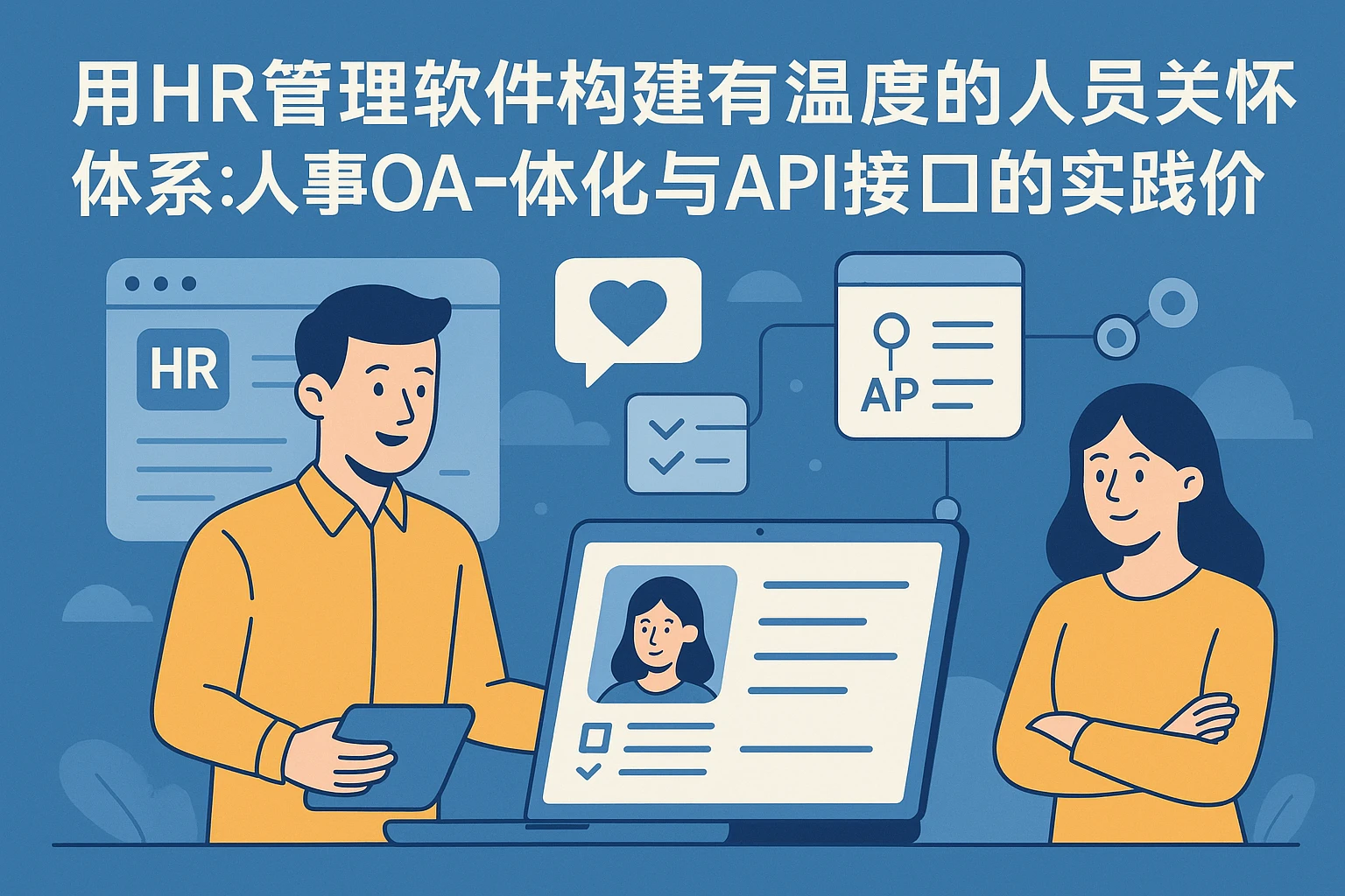 用HR管理软件构建有温度的人员关怀体系：人事OA一体化与API接口的实践价值
