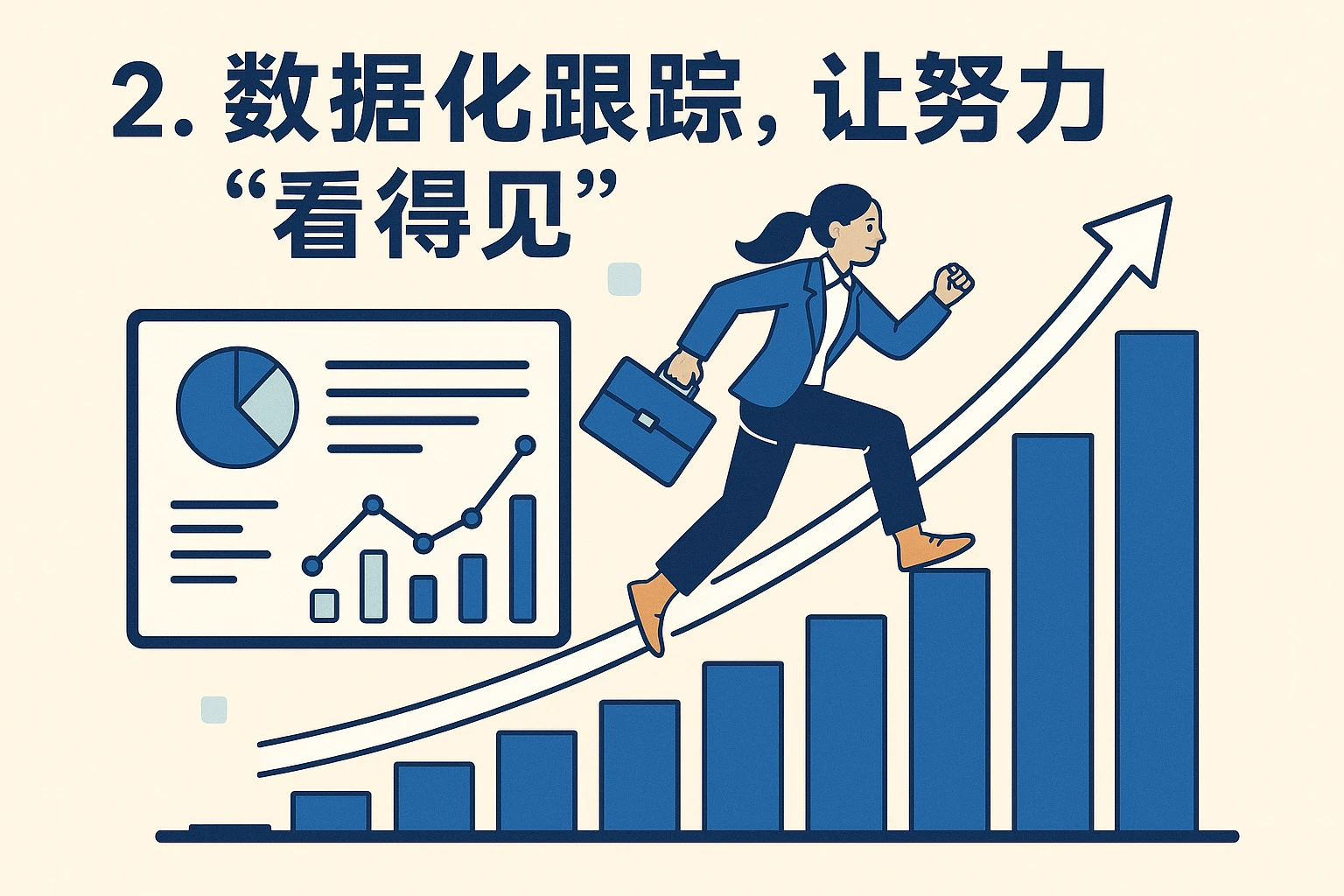 2. 数据化跟踪，让努力“看得见”