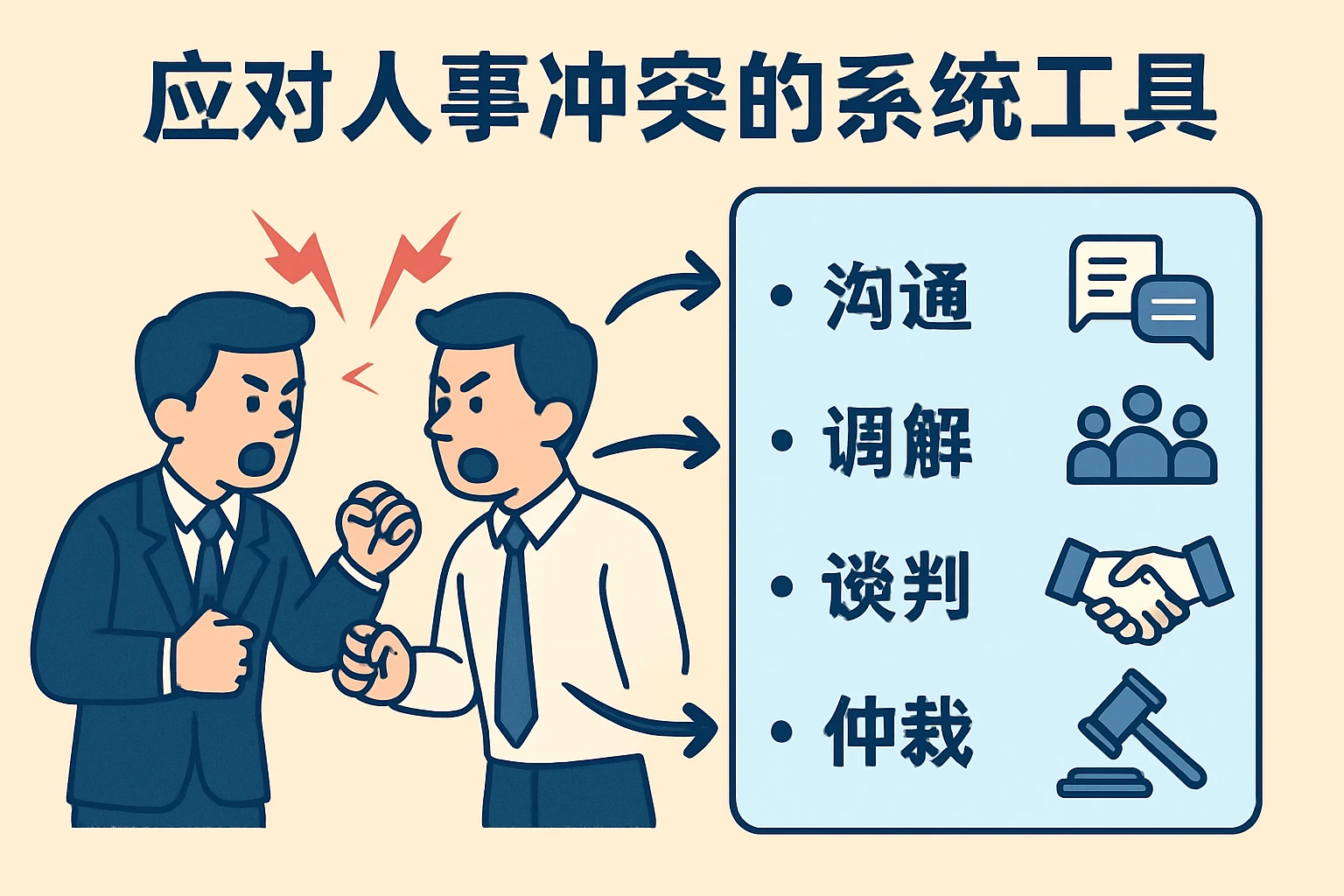 应对人事冲突的系统工具