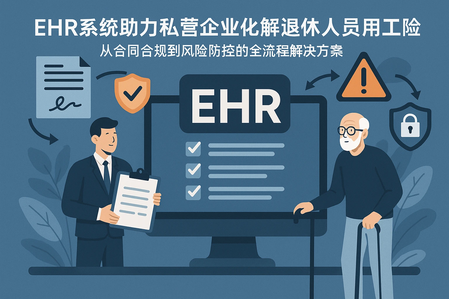 EHR系统助力私营企业化解退休人员用工风险：从合同合规到风险防控的全流程解决方案