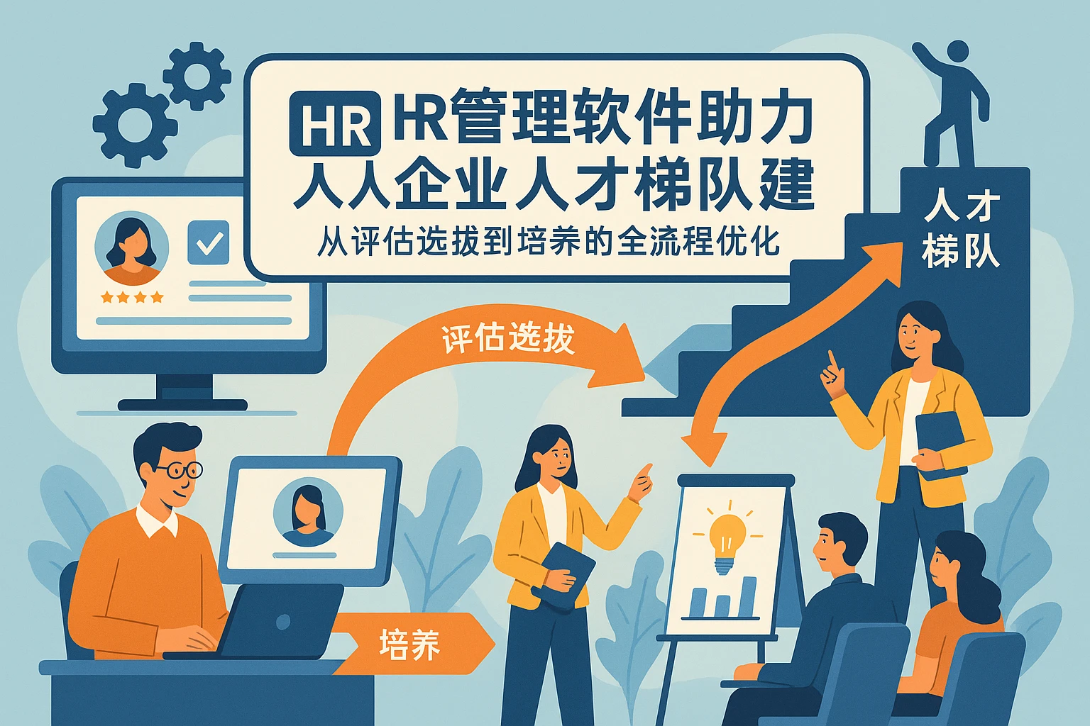 HR管理软件助力企业人才梯队建设：从评估选拔到培养周期的全流程优化