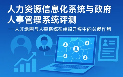 人力资源信息化系统与政府人事管理系统评测——人才地图与人事系统在组织升级中的关键作用