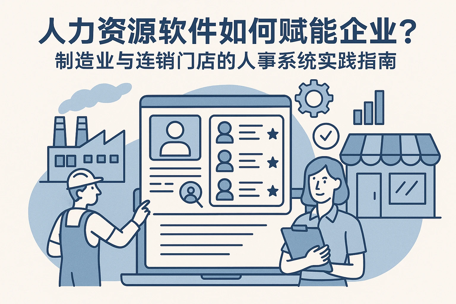 人力资源软件如何赋能企业？制造业与连锁门店的人事系统实践指南