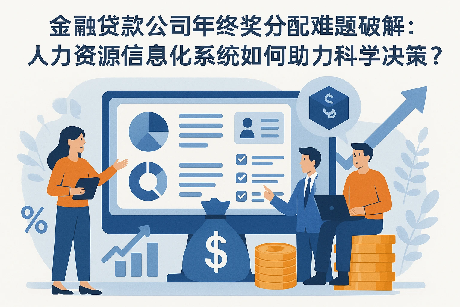 金融贷款公司年终奖分配难题破解：人力资源信息化系统如何助力科学决策？