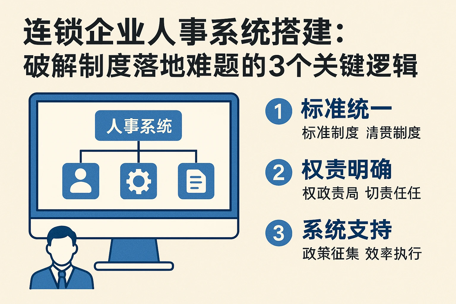 连锁企业人事系统搭建：破解制度落地难题的3个关键逻辑