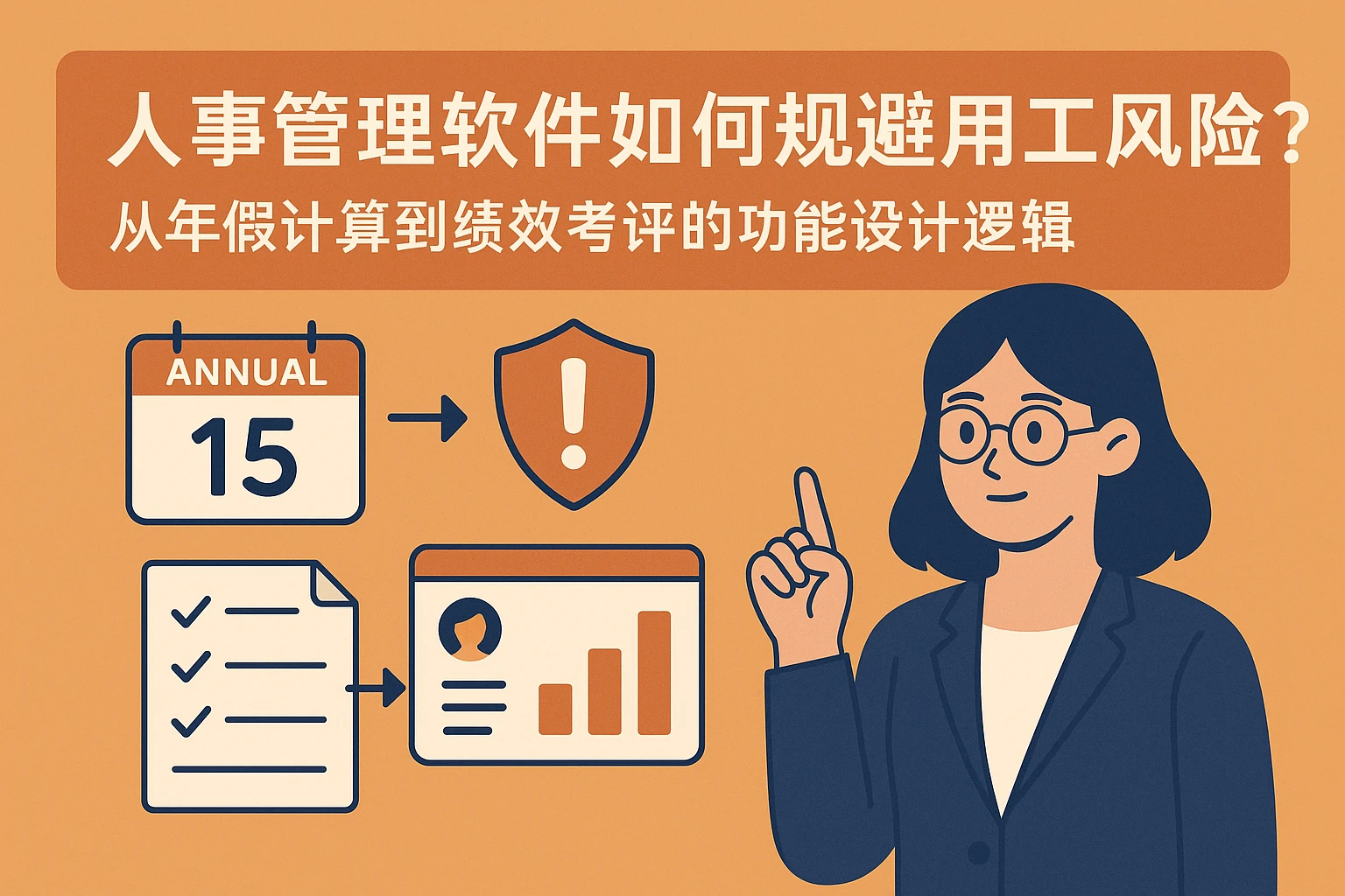 人事管理软件如何规避用工风险？从年假计算到绩效考评的功能设计逻辑