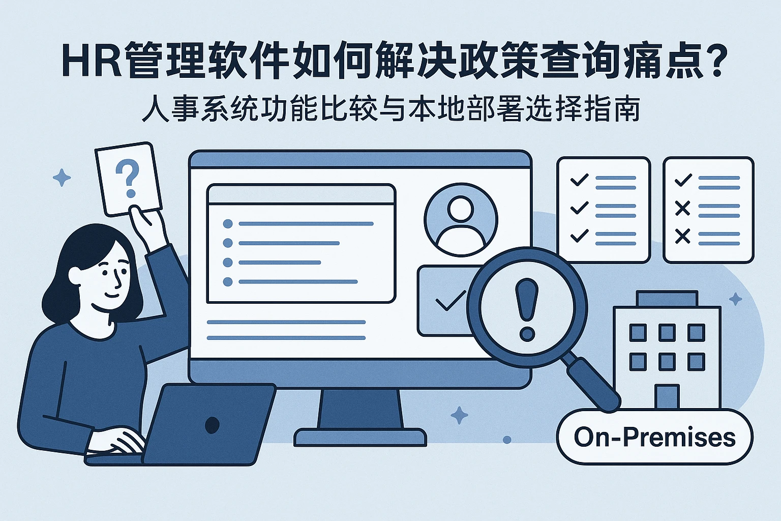 HR管理软件如何解决政策查询痛点？人事系统功能比较与本地部署选择指南