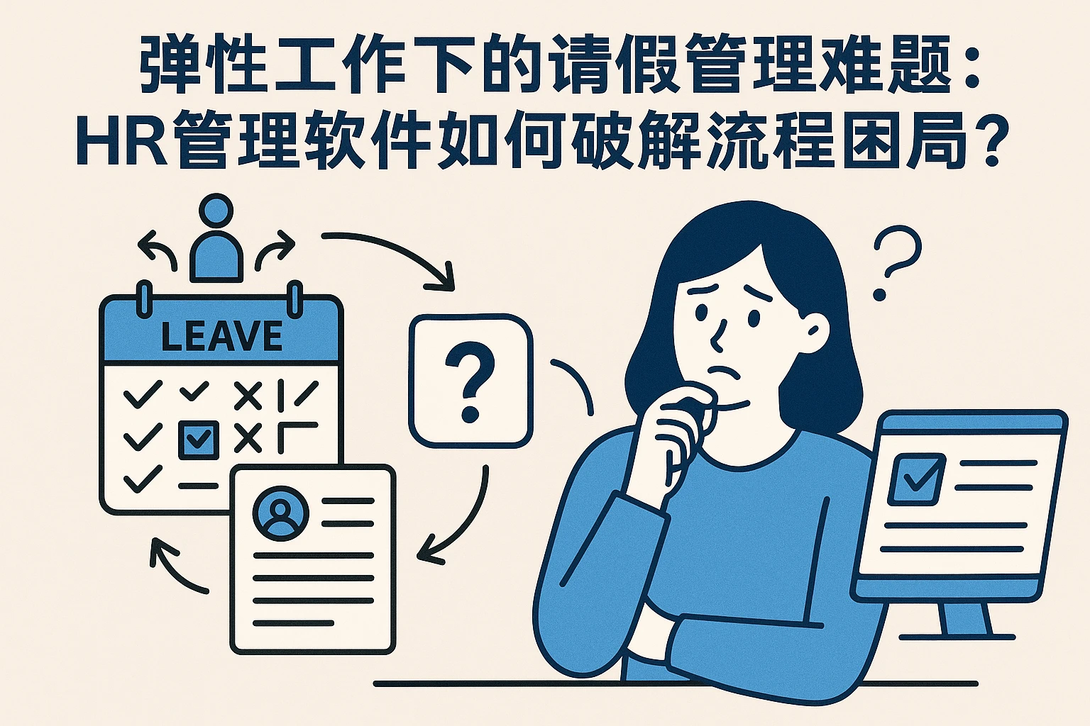 弹性工作下的请假管理难题：HR管理软件如何破解流程困局？