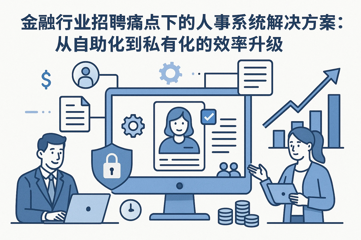 金融行业招聘痛点下的人事系统解决方案：从自助化到私有化的效率升级