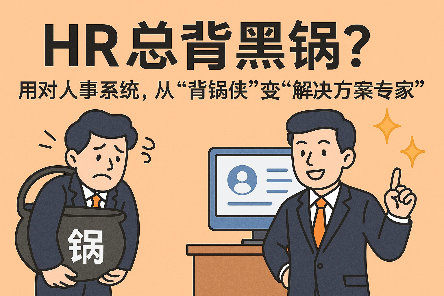 HR总背黑锅？用对人事系统，从“背锅侠”变“解决方案专家”